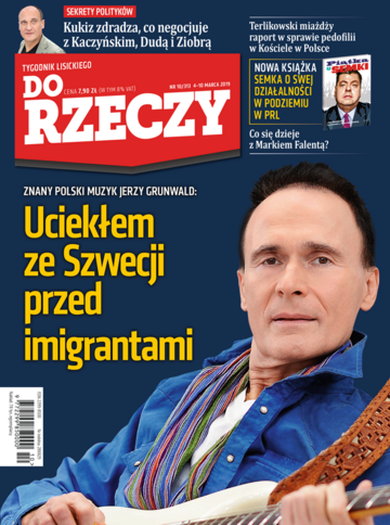 Okładka tygodnika „Do Rzeczy” nr 10/2019 (313)