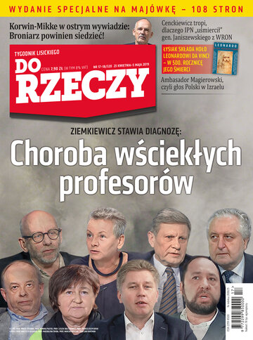 Okładka tygodnika „Do Rzeczy” nr 17-18/2019 (320)