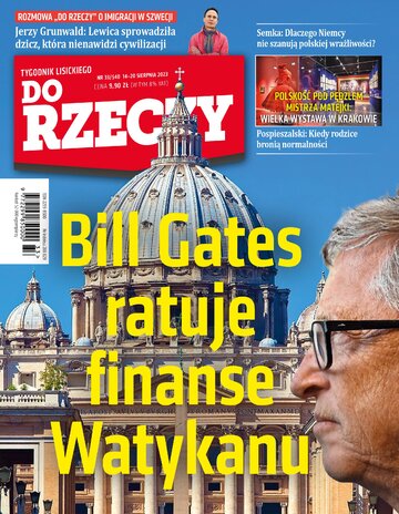 Okładka tygodnika „Do Rzeczy” nr 33/2023 (540)