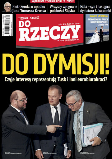 Okładka tygodnika „Do Rzeczy” nr 39/2015 (138)