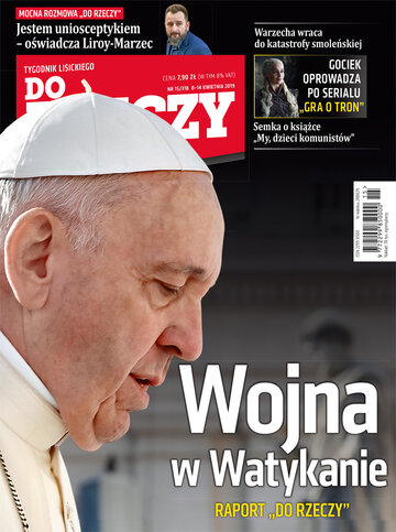 Okładka tygodnika „Do Rzeczy” nr 15/2019 (318)