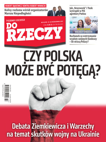 Okładka tygodnika „Do Rzeczy” nr 43/2022 (499)