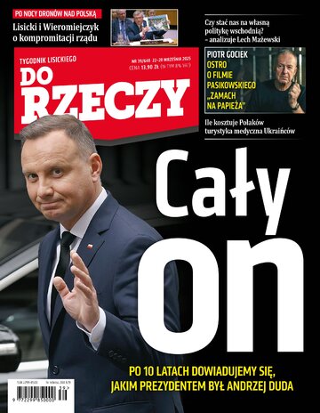 Okładka tygodnika „Do Rzeczy” nr 39/2025 (648)