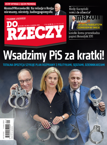 Okładka tygodnika „Do Rzeczy” nr 31/2018 (283)