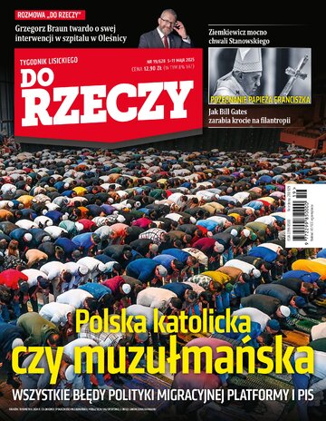 Okładka tygodnika „Do Rzeczy” nr 19/2025 (628)