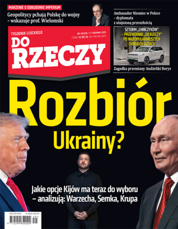 Okładka tygodnika „Do Rzeczy” nr 49/2025 (658)
