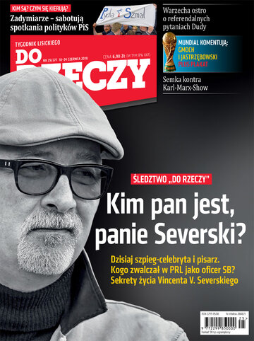 Okładka tygodnika „Do Rzeczy” nr 25/2018 (277)