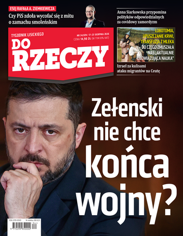 Okładka tygodnika „Do Rzeczy” nr 34/2026 (694)