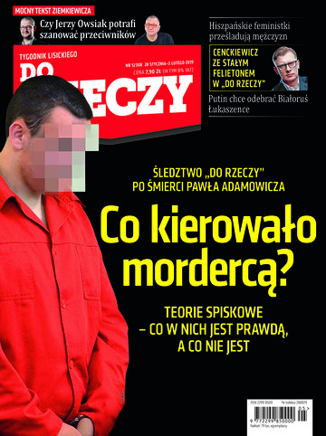 Okładka tygodnika „Do Rzeczy” nr 5/2019 (308)