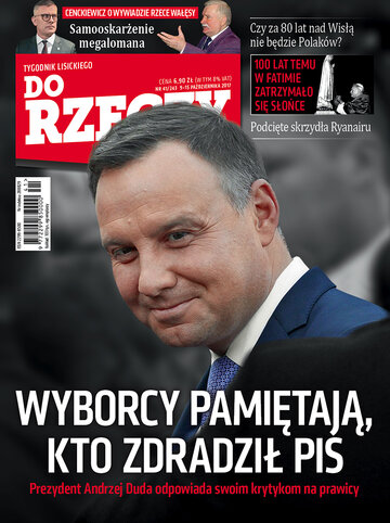 Okładka tygodnika „Do Rzeczy” nr 41/2017 (243)