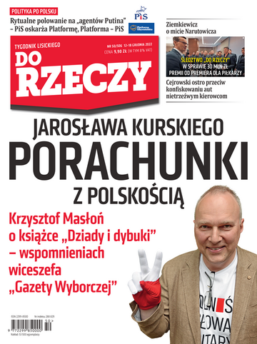 Okładka tygodnika „Do Rzeczy” nr 50/2022 (506)