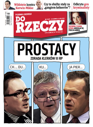 Okładka tygodnika „Do Rzeczy” nr 27/2014 (75)