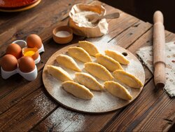 Miniatura: Pierogi z rybą