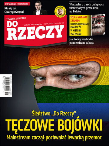 Okładka tygodnika „Do Rzeczy” nr 50/2020 (403)