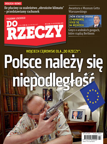 Okładka tygodnika „Do Rzeczy” nr 3/2019 (306)