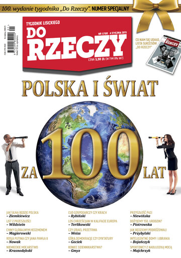 Okładka tygodnika „Do Rzeczy” nr 1/2015 (100)