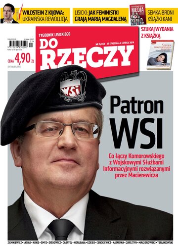 Okładka tygodnika „Do Rzeczy” nr 5/2014 (53)