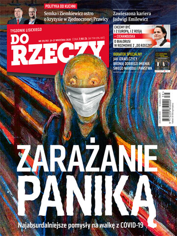 Okładka tygodnika „Do Rzeczy” nr 39/2020 (392)