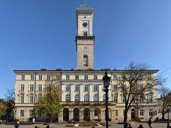 Miniatura: Ratusz we Lwowie
