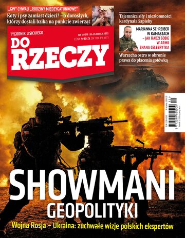 Okładka tygodnika „Do Rzeczy” nr 12/2023 (519)