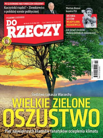 Okładka tygodnika „Do Rzeczy” nr 19/2021 (424)