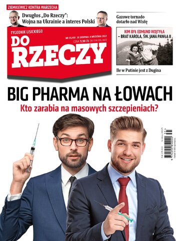 Okładka tygodnika „Do Rzeczy” nr 35/2022 (491)