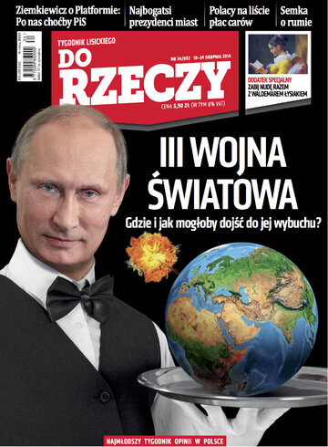 Okładka tygodnika „Do Rzeczy” nr 34/2014 (82)