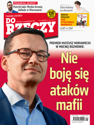 Okładka tygodnika „Do Rzeczy” nr 41/2018 (293)