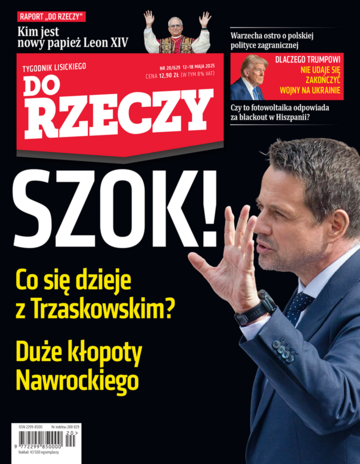 Okładka tygodnika „Do Rzeczy” nr 20/2025 (629)