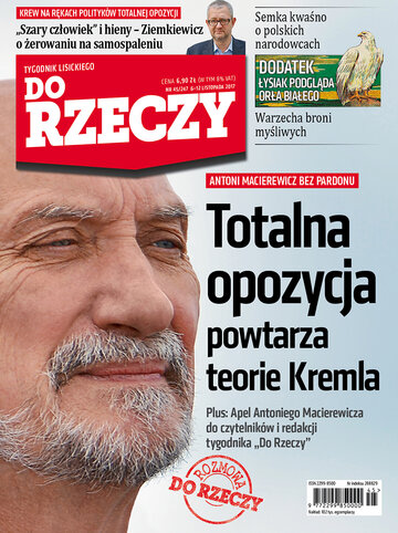 Okładka tygodnika „Do Rzeczy” nr 45/2017 (247)