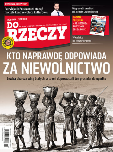 Okładka tygodnika „Do Rzeczy” nr 36/2020 (389)