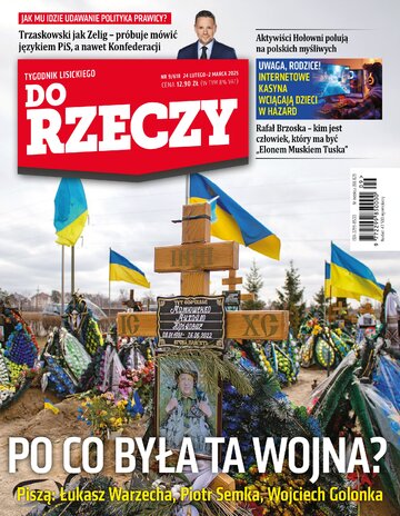 Okładka tygodnika „Do Rzeczy” nr 9/2025 (618)