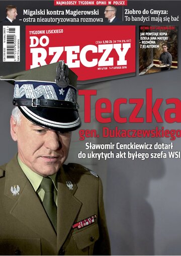 Okładka tygodnika „Do Rzeczy” nr 5/2016 (156)