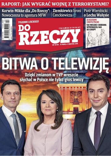 Okładka tygodnika „Do Rzeczy” nr 13/2016 (164)