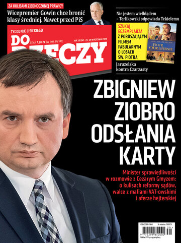 Okładka tygodnika „Do Rzeczy” nr 39/2019 (341)