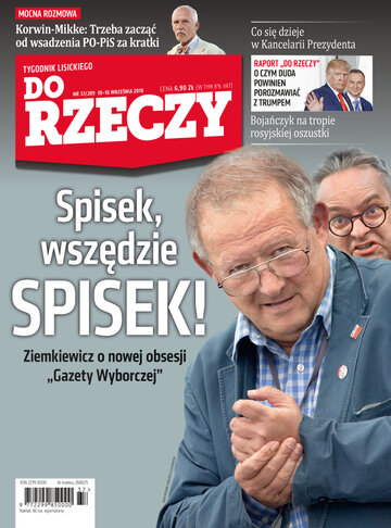 Okładka tygodnika „Do Rzeczy” nr 37/2018 (289)