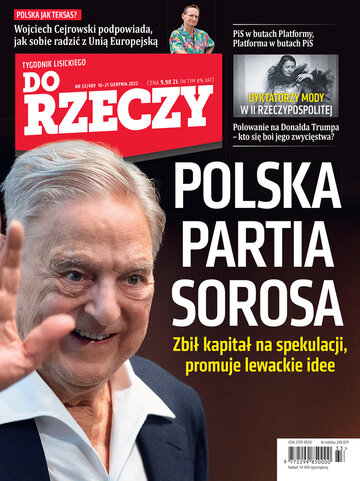 Okładka tygodnika „Do Rzeczy” nr 33/2022 (489)