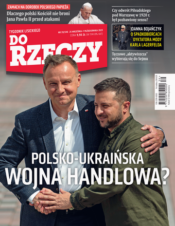 Okładka tygodnika „Do Rzeczy” nr 39/2023 (546)