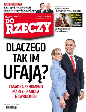 Okładka tygodnika „Do Rzeczy” nr 32/2026 (692)