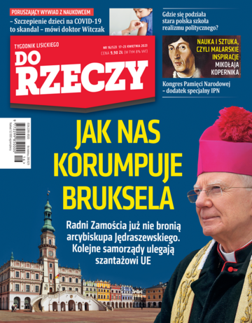 Okładka tygodnika „Do Rzeczy” nr 16/2023 (523)