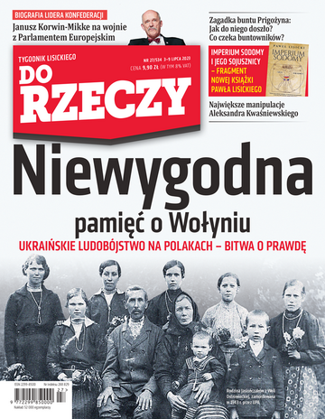 Okładka tygodnika „Do Rzeczy” nr 27/2023 (534)