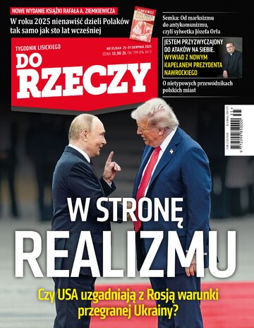 Okładka tygodnika „Do Rzeczy” nr 35/2025 (644)