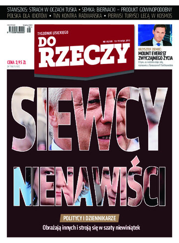 Okładka tygodnika „Do Rzeczy” nr 16/2013 (16)