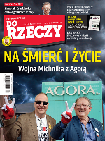 Okładka tygodnika „Do Rzeczy” nr 49/2021 (454)