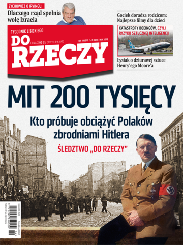 Okładka tygodnika „Do Rzeczy” nr 14/2019 (317)