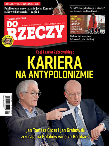 Okładka tygodnika „Do Rzeczy” nr 34/2020 (387)