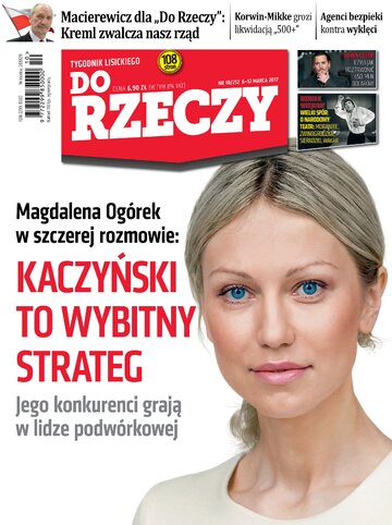 Okładka tygodnika „Do Rzeczy” nr 10/2017 (212)