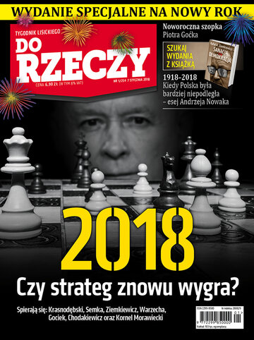 Okładka tygodnika „Do Rzeczy” nr 1/2018 (254)