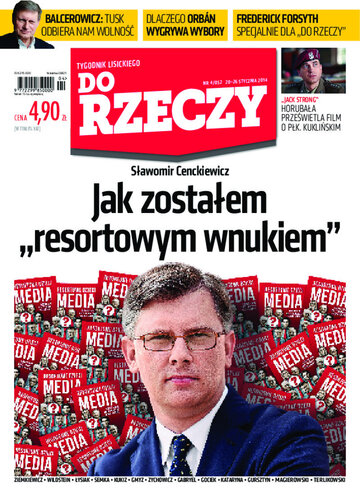 Okładka tygodnika „Do Rzeczy” nr 4/2014 (52)