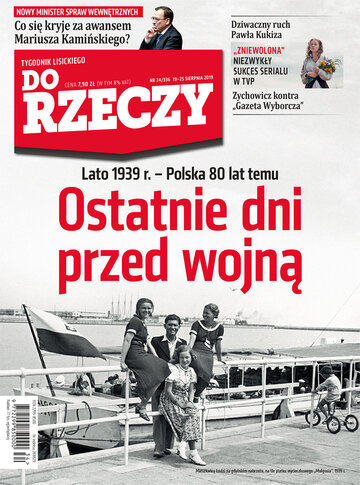 Okładka tygodnika „Do Rzeczy” nr 34/2019 (336)